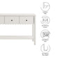 Emmeline 3-Drawer Scalloped Console Table by Modway