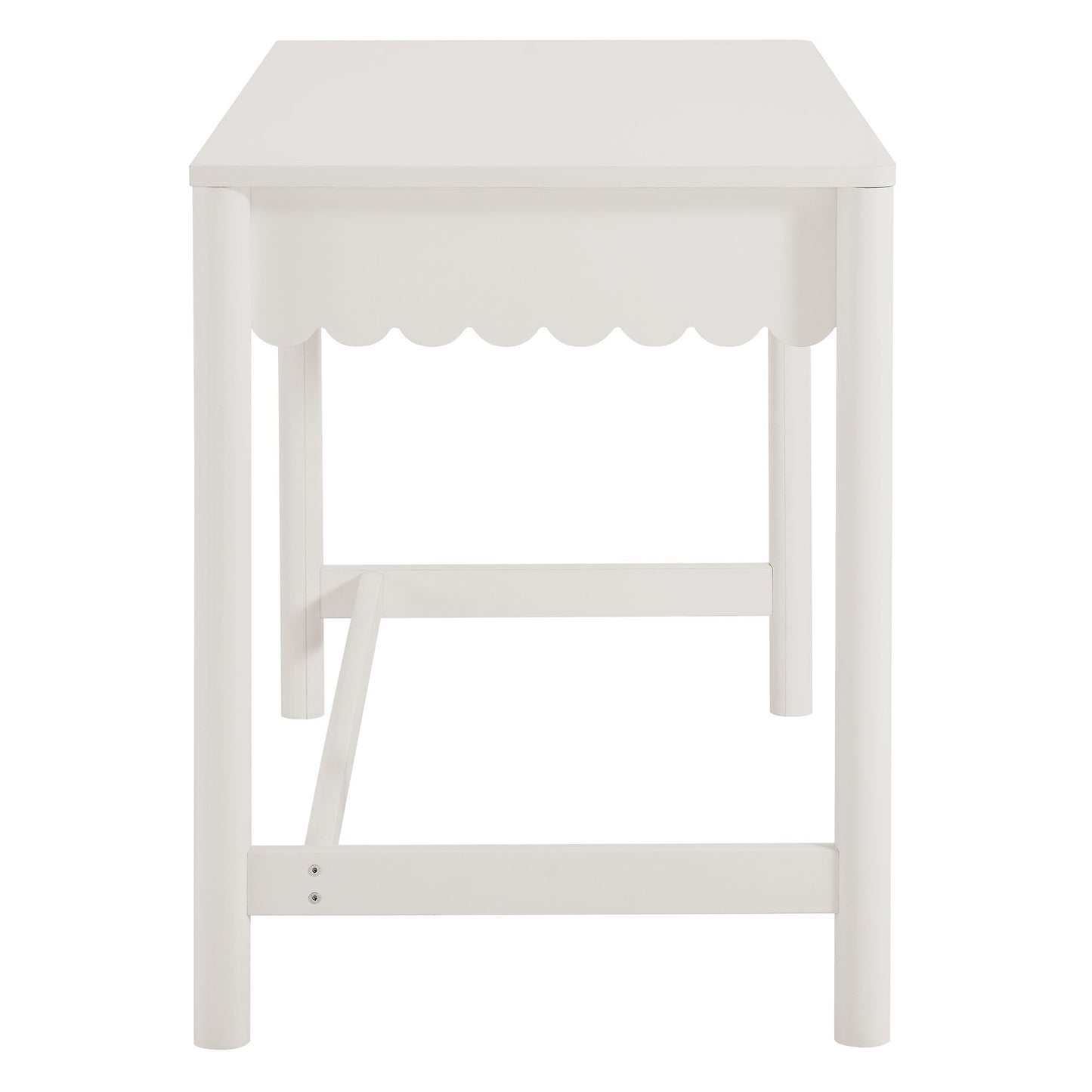 Emmeline 1-Drawer Scallop Writing Desk by Modway