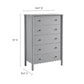 Emmeline Scalloped 5-Drawer Chest by Modway