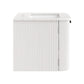 Zia 24" Wall-Mount Bathroom Vanity with Marble Sink by Modway