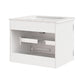 Zia 24" Wall-Mount Bathroom Vanity with Marble Sink by Modway