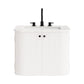Zia 24" Wall-Mount Bathroom Vanity with Marble Sink by Modway