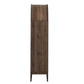 Nolan 1-Piece Wood Storage Cabinet with Arched Glass Doors