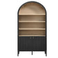 Nolan 74" Tall Wide Arched Storage Display Cabinet Bookshelf by Modway
