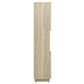 Render Tall Faux Travertine Linen Storage Cabinet by Modway
