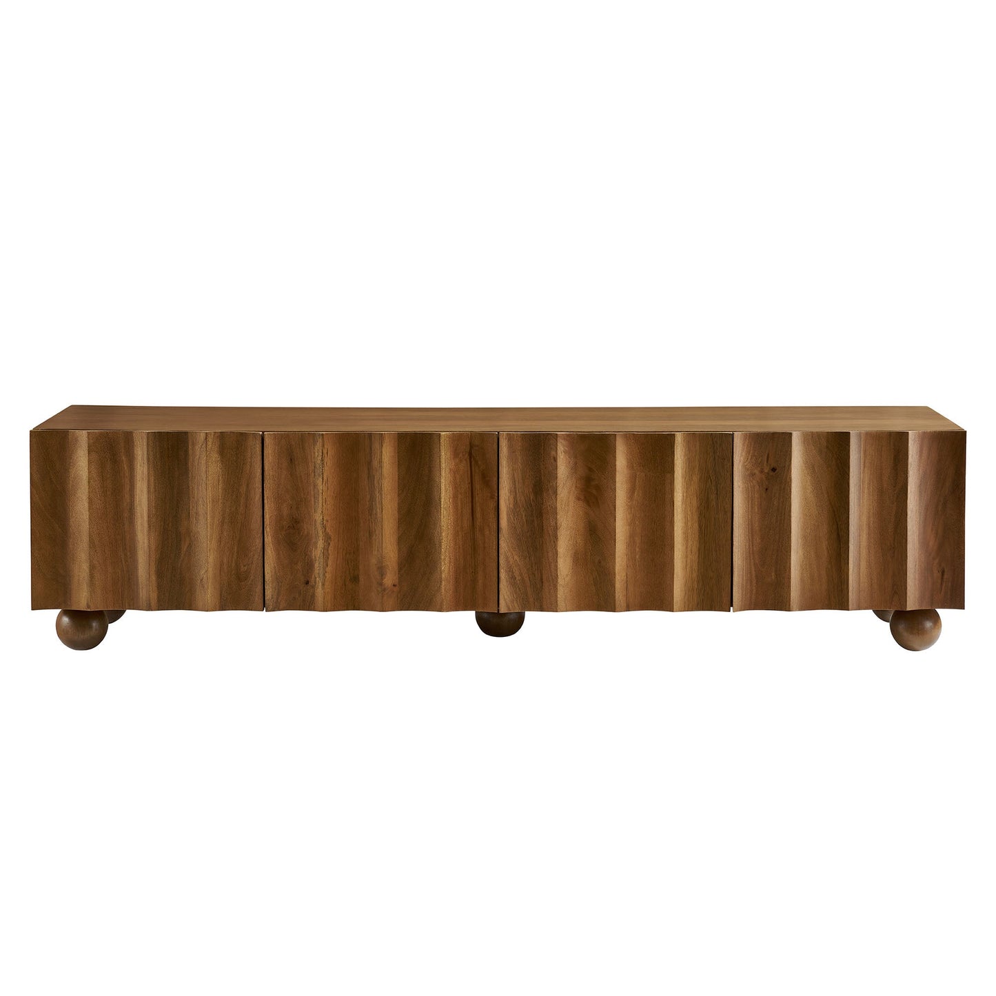 Sorren Scalloped 71" Wood TV Stand by Modway