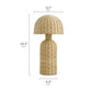 Briar Rattan Table Lamp by Modway