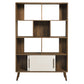 Transmit 45" Four-Tier Bookcase with Sliding Doors