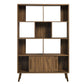 Transmit 45" Four-Tier Bookcase with Sliding Doors