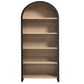 Evie Arched Wide Bookcase Display Cabinet by Modway