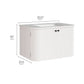 Zia 30" Wall-Mount Bathroom Vanity with Marble Sink