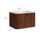 Zia 30" Wall-Mount Bathroom Vanity with Marble Sink