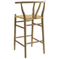 Amish Wood Bar Stool by Modway