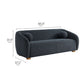 Holland 85" Chenille Fabric Sofa by Modway