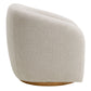 Holland Swivel Chenille Fabric Armchair by Modway