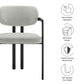 Elio Barrel Fabric and Metal Dining Chair by Modway