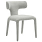 Stellan Curved Back Boucle Upholstered Dining Chair Set of 2