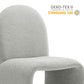 Junia Boucle Upholstered Armless Dining Chair by Modway