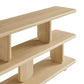 Lyle Sculptural 2-Tier Bookshelf by Modway