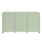Dahlia Fluted and Scalloped Sideboard Storage Cabinet