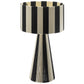 Renae Handwoven Cotton Thread Striped Table Lamp by Modway