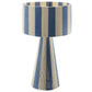 Renae Handwoven Cotton Thread Striped Table Lamp by Modway