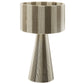 Renae Handwoven Cotton Thread Striped Table Lamp by Modway