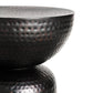 Mella Metal Hammered Side Table by Modway