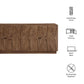 Veda 72" Mango Wood Sideboard Cabinet by Modway