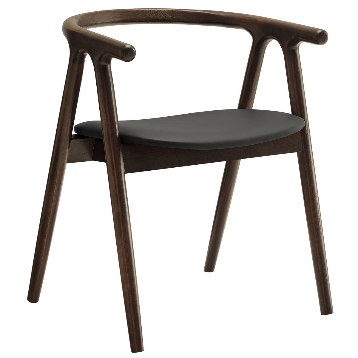 Henry Vegan Leather and Wood Dining Chair