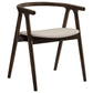 Henry Vegan Leather and Wood Dining Chair