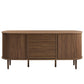 Harlan 67" Fluted Oval Sideboard Cabinet by Modway