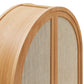 Calista 79" Tall Wide Rattan Arched Storage Cabinet by Modway