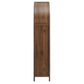 Calista 79" Tall Wide Rattan Arched Storage Cabinet by Modway