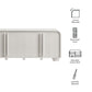 Bellamy Curved 4-Door Sideboard Cabinet by Modway