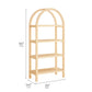 Vexley 60 Inch Arched Bookshelf by Modway