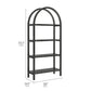 Vexley 72 Inch Large Arched Bookshelf by Modway