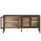 Nell 72" Glass Door Sideboard Cabinet by Modway