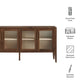 Nell 72" Glass Door Sideboard Cabinet by Modway