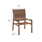 Sonora Leather Dining Side Chair by Modway