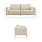 Roscoe 81 Inch Fabric Sofa by Modway
