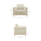 Roscoe Fabric Armchair by Modway