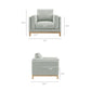 Roscoe Fabric Armchair by Modway