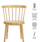 Lykke Curved Spindle Back Dining Chairs Set of 2 by Modway