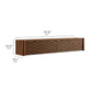 Emric Wave 71" Wall-Mounted TV Cabinet by Modway