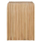 Eve Curved Natural Rattan Side Table by Modway