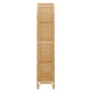 Celeste 67 Inch Tall Arched Natural Rattan Bookshelf by Modway