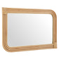 Corsica Curved Rectangle Rattan Wall Mirror by Modway