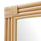 Corsica Curved Rectangle Rattan Wall Mirror by Modway