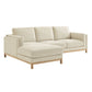 Roscoe Left-Facing Fabric Sectional Sofa with Chaise by Modway